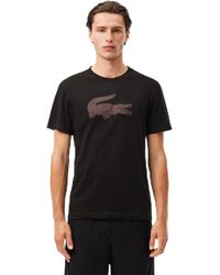 Lacoste - S Ultra-dry Xxl Logo Sport T-shirt - Lyst