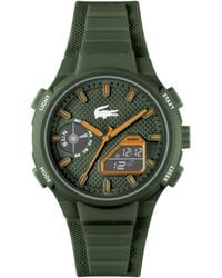 Lacoste - Digitale da uomo Collezione LC33 con cinturino in silicone Verde - Lyst