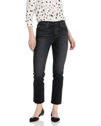 AG Jeans - Isabelle High-rise Straight Leg Crop Jean - Lyst