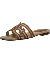 Sam Edelman - Bay Flat Sandal Bleached Beechwood Multi 5 Medium - Lyst
