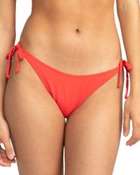 Roxy - Standard Beach Classics Cheeky Bikini Bottoms - Lyst