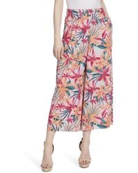Jessica Simpson - Rosalie Wide Leg Pull On Crop Pant With Slant Pockets Standard - Lyst