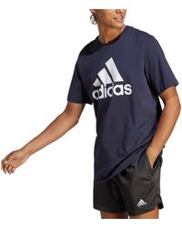 adidas - Size Essentials Single Jersey 3-stripes T-shirt - Lyst