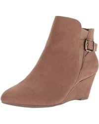 anne klein agua wedge bootie