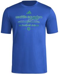 adidas - Standard Fc Vintage World Pre-game Short Sleeve T-shirt - Lyst
