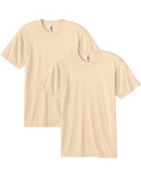 American Apparel - Tri-blend Track T-shirt - Lyst