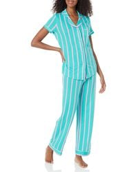 Cosabella - Bella Printed Short Sleeve Top & Pant Pajama Set - Lyst