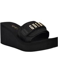 Guess - Dellean Wedge Sandal - Lyst