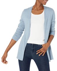 Amazon Essentials - Lichtgewicht Open Vest Trui Licht Indigo Heather - Lyst