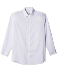 Calvin Klein - Dress Shirt Regular Fit Non Iron Stretch Solid French Cuff - Lyst