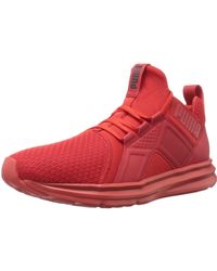 puma enzo mesh red