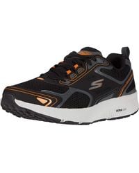 Skechers - Consistent Laufschuhe Turnschuhe Schnürung Schwarz/Weiß/Orange 44 - Lyst