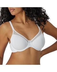 Bali - One Smooth U Ultra Light Illusion Neckline Underwire Bra - Lyst