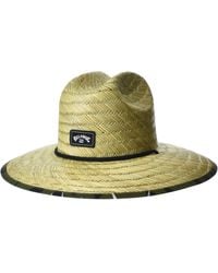 Billabong Classic Printed Straw Lifeguard Hat in Black for Men | Lyst