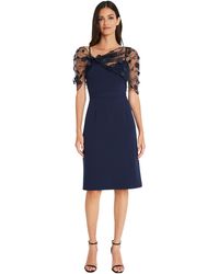 Maggy London - S Sweetheart Neckline Spaghetti Strap With Shawl Detail | Semi Formal Dresses For Special-occasion-dresses - Lyst