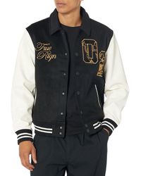 True Religion - Brand Jeans Tr02 Varsity Jacket - Lyst