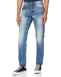 G-Star RAW - 3301 Rechte Taps Toelopende Jeans - Lyst