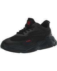 HUGO - Running Style Sneakers With Thick Rubber Sole - Lyst