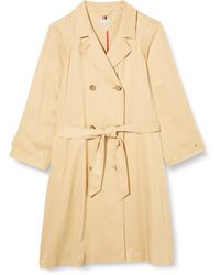 Tommy Hilfiger - Crv Blend Fluid Trench Harvest Wheat 46 - Lyst