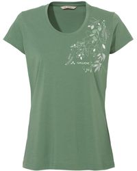 Vaude - T-Shirt SE Abelia Print T-Shirt Willow Green 40 - Lyst