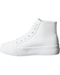 Calvin Klein - Vulcanized Sneaker High Top aus Leder - Lyst