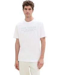 Tom Tailor - Shirt mit Logo-Print,20000 - Lyst