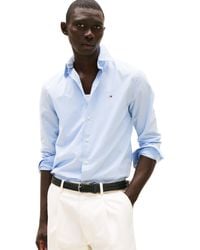 Tommy Hilfiger - Flex Poplin Mini Print Rf Shirt Mw0mw39438 L/s Shirt - Lyst