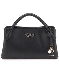 Guess - Fedana Small Girlfriend Satchel Black - Lyst