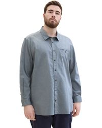 Tom Tailor - Plussize Regular Fit Hemd mit Brusttasche - Lyst