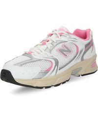 New Balance - SNEAKERS DONNA 530 WHITE/PINK - Lyst