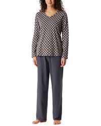Schiesser - Schlafanzug Set lang weiche Baumwolle - Nightwear - Lyst