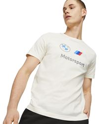 PUMA - Bmw M Motorsport Essentials Logo Tee T-shirt - Lyst