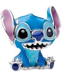PANDORA - Moments Disney Stitch Charm 793815c01 Sterling Silver Compatible Moments Pendant - Lyst