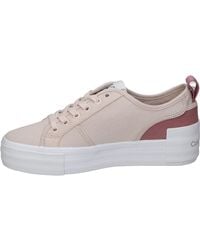 Calvin Klein - Vulcanised Trainers Bold Low Platforms - Lyst