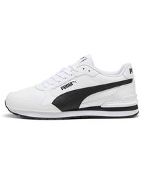 PUMA - St Runner V4 Leather Sneakers - Lyst