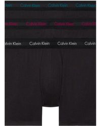 Calvin Klein - Uomo Boxer Confezione da 3 Cotone Elasticizzato - Lyst