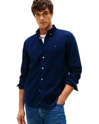 Tommy Hilfiger - Effen Corduroy Rf Shirt Mw0mw40486 L/s Shirt - Lyst