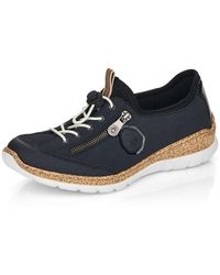 Rieker - Sneaker | Frauen Schnürschuhe | lace-up | Shoes | Low-tie | schnürer | Sneaker | Halbschuhe | Freizeitschuhe,blau - Lyst