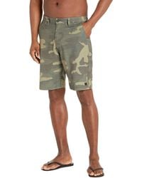 Billabong - Crossfire Slub 21" Submersible Shorts Green Camo 31 10 - Lyst