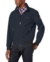 Tommy Hilfiger - Performance Faux Memory Bomber Jacket Transitional - Lyst