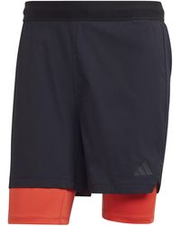 adidas - Power Workout Two-in-one Short - Lyst
