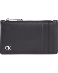 Calvin Klein - Metal Ns Cardholder 6cc Wallets - Lyst