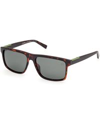 Timberland - Injected Sun Glasses Polarized Square Sunglasses - Lyst