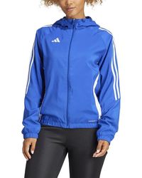 adidas - Teamsport Textil - Jacken Tiro 24 Windbreaker blaublauweiss - Lyst