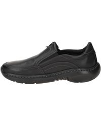 Clarks - Pro Step S Wide Fit Slip On Shoes 9 Black - Lyst