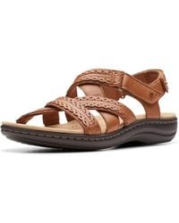Clarks - Laurieann Rena Flat Sandal - Lyst