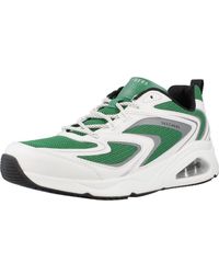 Skechers - Trousers Ar Un F S Trainers White/green/grey 6 - Lyst