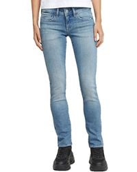 G-Star - G-Star Midge Slim Straight Jeans - Lyst