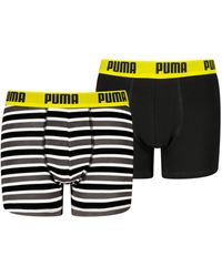 PUMA - Everyday Striped Boxer - Lyst