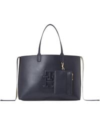 Tommy Hilfiger - Tote Bag Tasche Iconic Tommy Tote mit Innentasche - Lyst